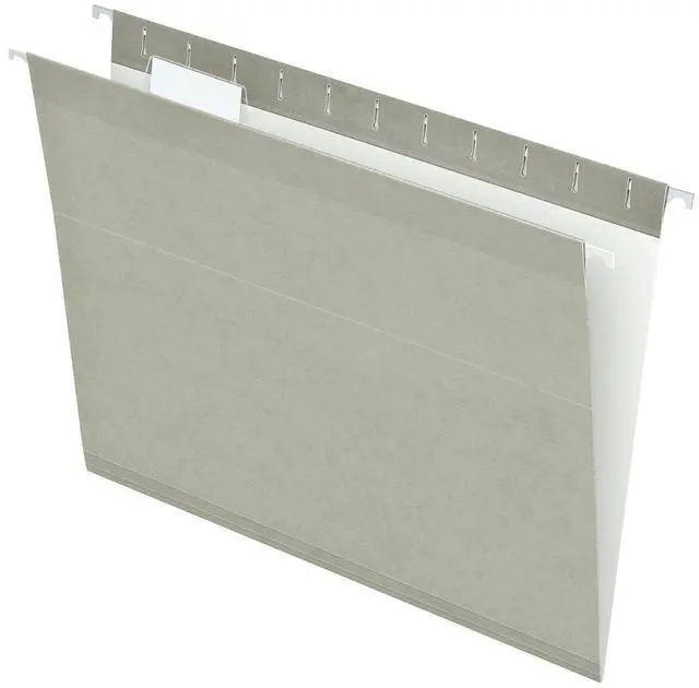 Alt view image 15 of 15 - Pendaflex Reinforced Hanging Folders 1/5 Tab Letter Gray 25/Box 415215GRA