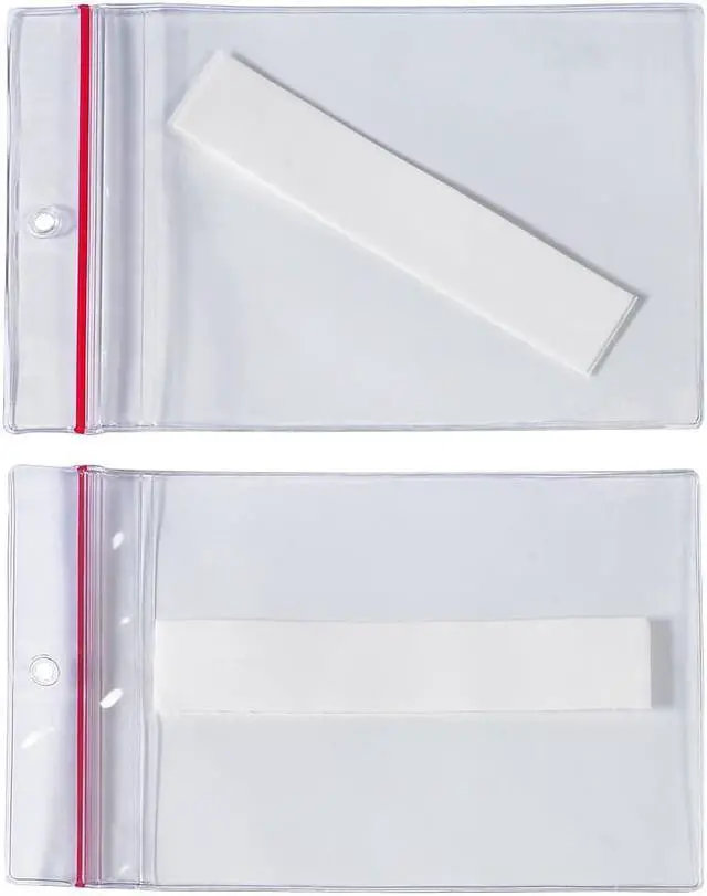 Main image of SUPERSCAN Press-On Vinyl Envelopes Reclosable 3" x 5" Clear 25/Case LH235