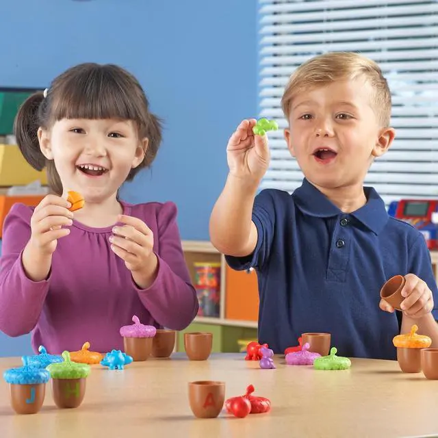 Alt view image 12 of 14 - Learning Resources Learning Essentials Alphabet Acorns Activity Set