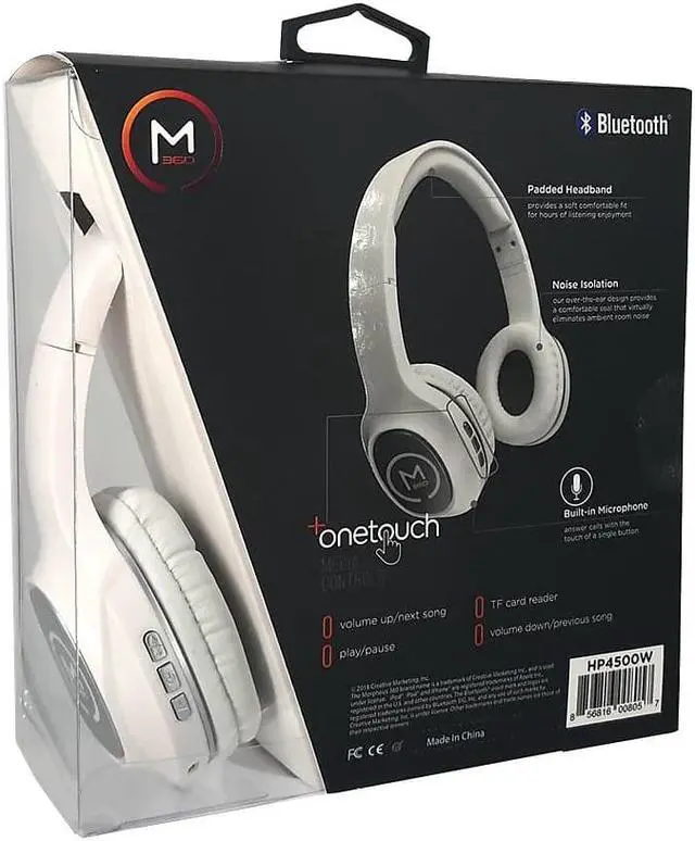 Alt view image 10 of 10 - MORPHEUS 360 HP4500W TREMORS WIRELESS HEADPHONES WH