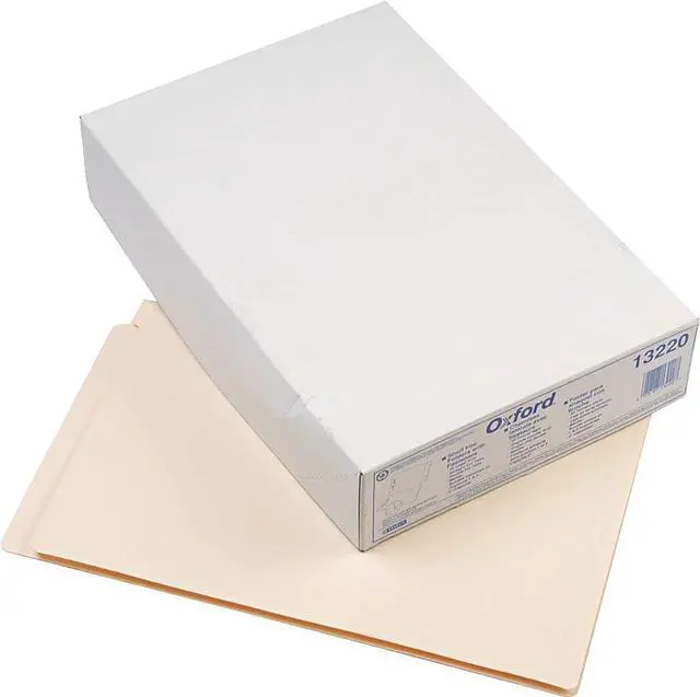 Alt view image 6 of 6 - Esselte Pendaflex / ACCO - 13220 - Laminated Spine End Tab Folder with 2 Fasteners, 11 pt Manila, Legal, 50/Box