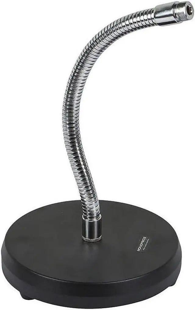 Alt view image 7 of 10 - Monoprice Desktop Microphone Stand with Gooseneck and Solid Base