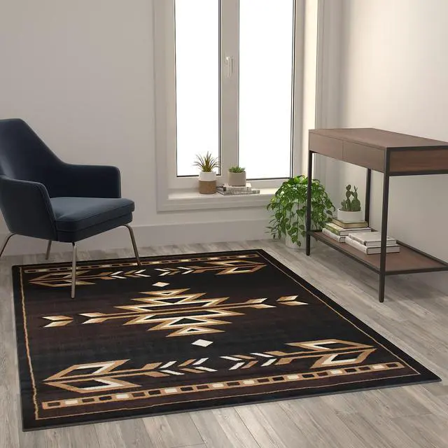 Alt view image 11 of 16 - Genuine Joe Anti-Fatigue Floor Mat Beveled Edge 3'x5' Black/Yellow 70364