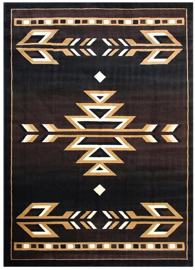 Main image of Genuine Joe Anti-Fatigue Floor Mat Beveled Edge 3'x5' Black/Yellow 70364