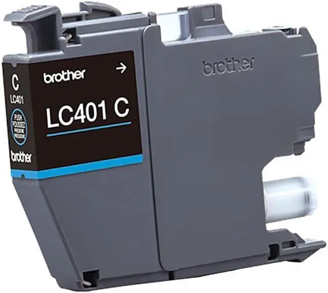 Alt view image 3 of 5 - Brother LC401 Cyan Standard Yield Ink Cartridge Prints Up to 200 Pages (LC401CS)