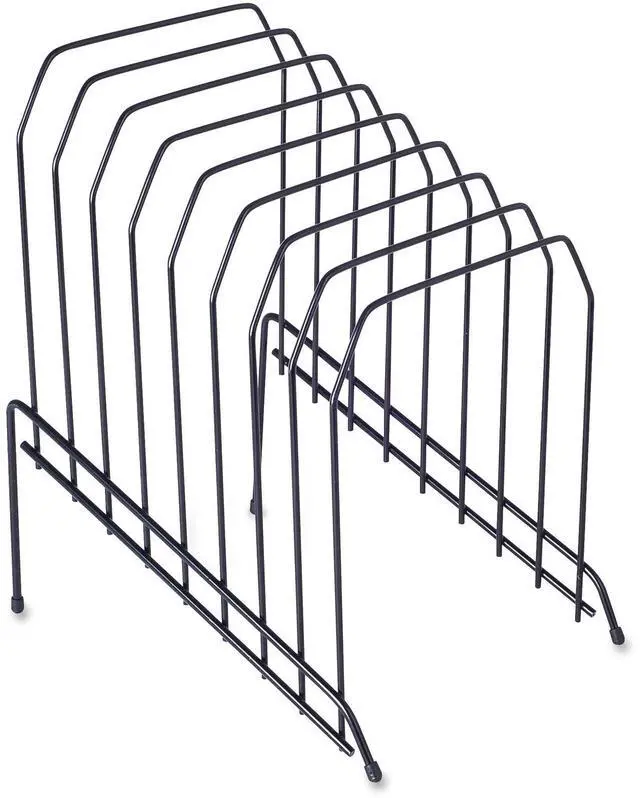 Alt view image 4 of 4 - Lorell Wire File Sorter/Holder - 8 Divider(s) - Desktop - Black - Wire - 1Each  LLR80632