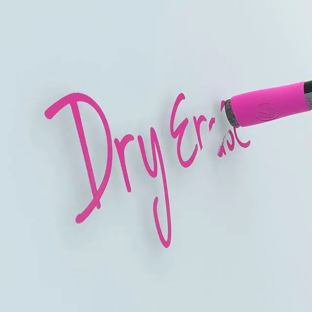 Alt view image 7 of 9 - U Brands Magnetic Glass Dry Erase Board 35x23 White Frosted Surface Frameless