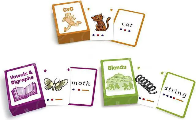 Alt view image 11 of 12 - Junior Learning JRL211 Decoding Flash Cards