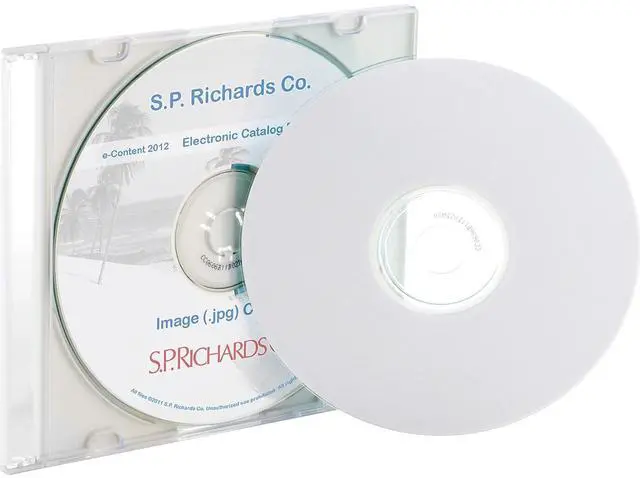 Alt view image 2 of 8 - Business Source CD/DVD Labels Laser/inkjet 300/PK White 26149