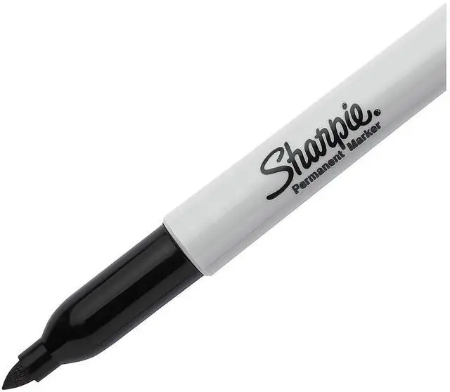 Alt view image 10 of 13 - Sharpie Extreme Permanent Markers Fine Point Black 4/Pack (1927436) 1545022