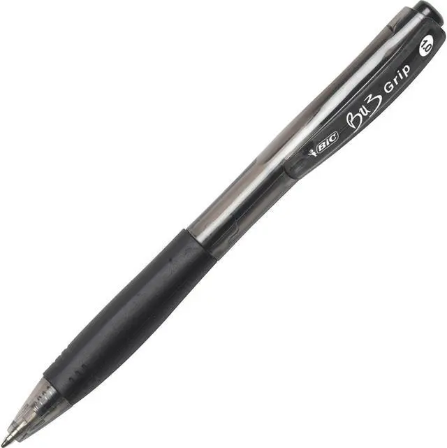Alt view image 12 of 16 - BIC BU3 Retractable Ballpoint Pen Medium 1.0 mm Black 36/Pack BU3361BK