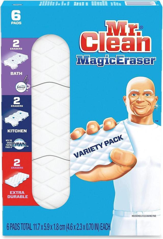 Magic Eraser Extra Durable, 4.6 x 2.4, 0.7 Thick, White, 30/Carton