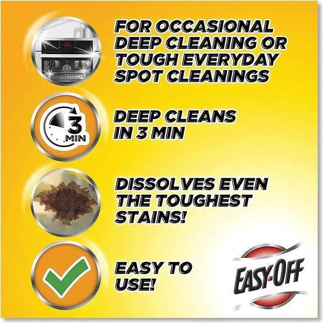 Alt view image 7 of 7 - Lysol Professional EASY-OFF Oven and Grill Cleaner Unscented 24 oz Aerosol Spray 85261EA