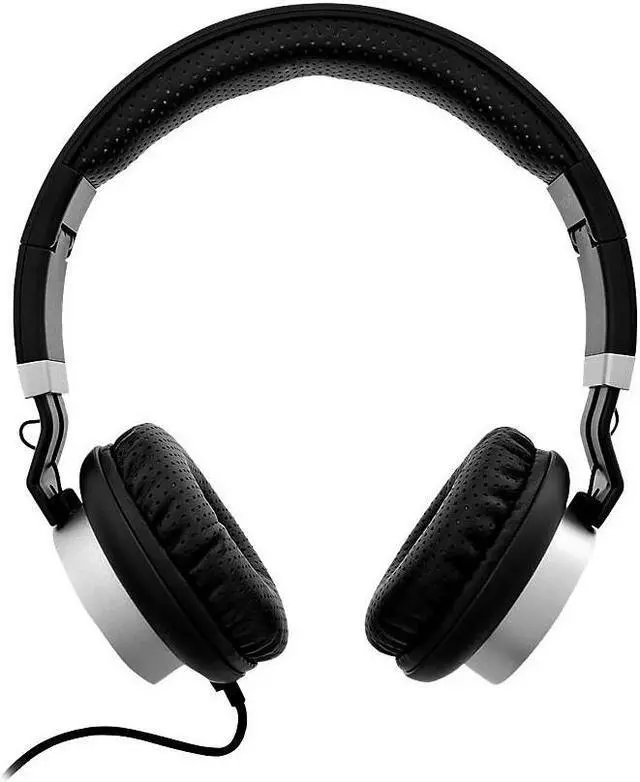 Alt view image 15 of 20 - V7 Lightweight On-Ear Headphones - Black/Silver - Stereo - Black, Silver - Mini-phone - Wired - On-ear, Over-the-head - Binaural - Supra-aural - Noise Canceling