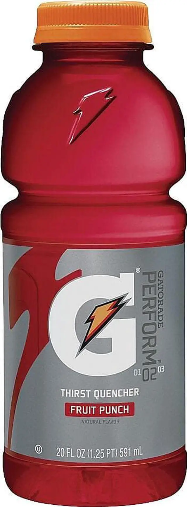 Alt view image 9 of 10 - Sports Drink, Fruit Punch, 20Oz Plastic Bottles, 24/Carton