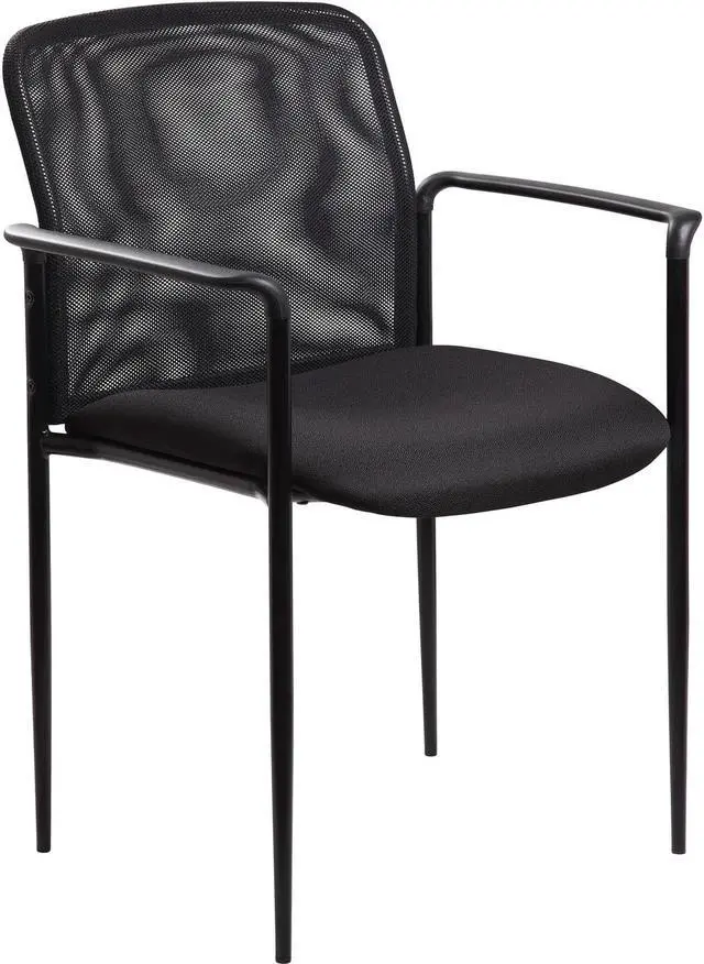 Main image of Lorell Reception Side Chair w/Arms 23-3/4"x23-1/2"x33" Black 69506