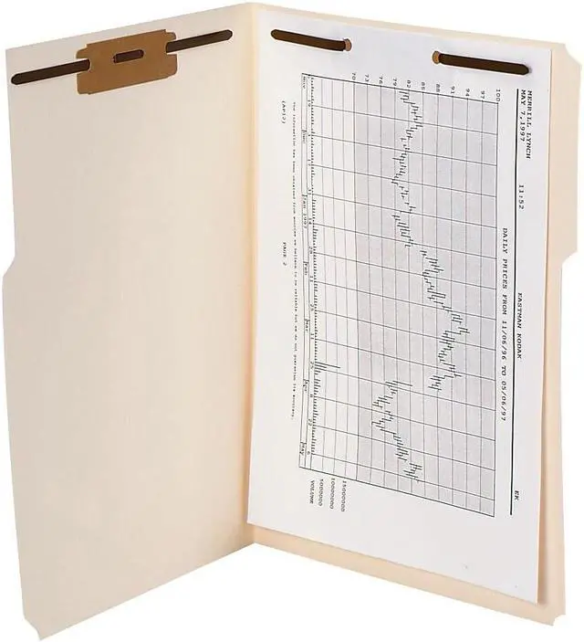 Alt view image 4 of 5 - Pendaflex Folders with Two Bonded Fasteners 1/3 Cut Top Tab Letter Manila 50/Box
