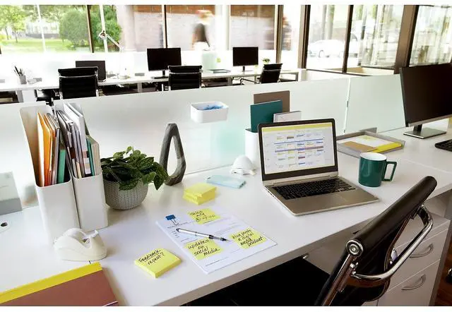Alt view image 20 of 20 - 3M R33014YWM Pop-Up Note Pad Refills, 3 x 3, 7 Canary Yellow & 7 Asst. Brights 100-Sheet Pads