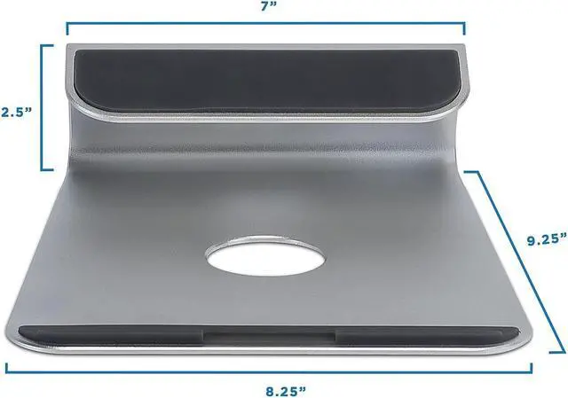 Alt view image 11 of 12 - Mount-It! Tilted Laptop Stand Riser | 15" Max Screen Size