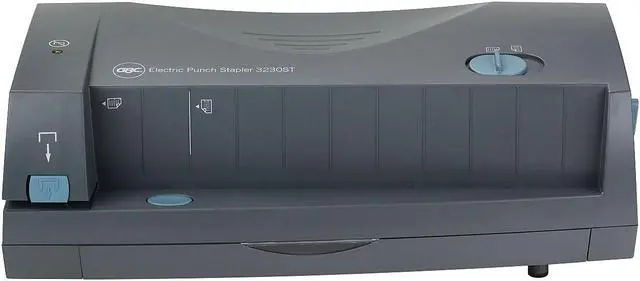 Alt view image 5 of 9 - GBC 24-Sheet 3230ST Electric 2-to-3-Hole Adjustable Punch/Stapler 9/32" Holes Gray 7704280