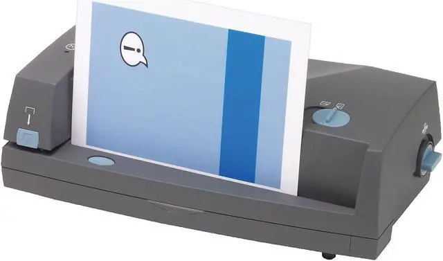 Alt view image 7 of 9 - GBC 24-Sheet 3230ST Electric 2-to-3-Hole Adjustable Punch/Stapler 9/32" Holes Gray 7704280