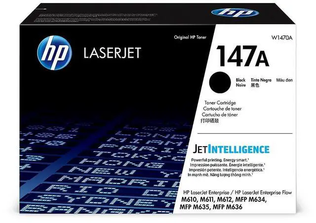 Alt view image 3 of 20 - HP 147A Black Toner Cartridge Standard Yield W1470A
