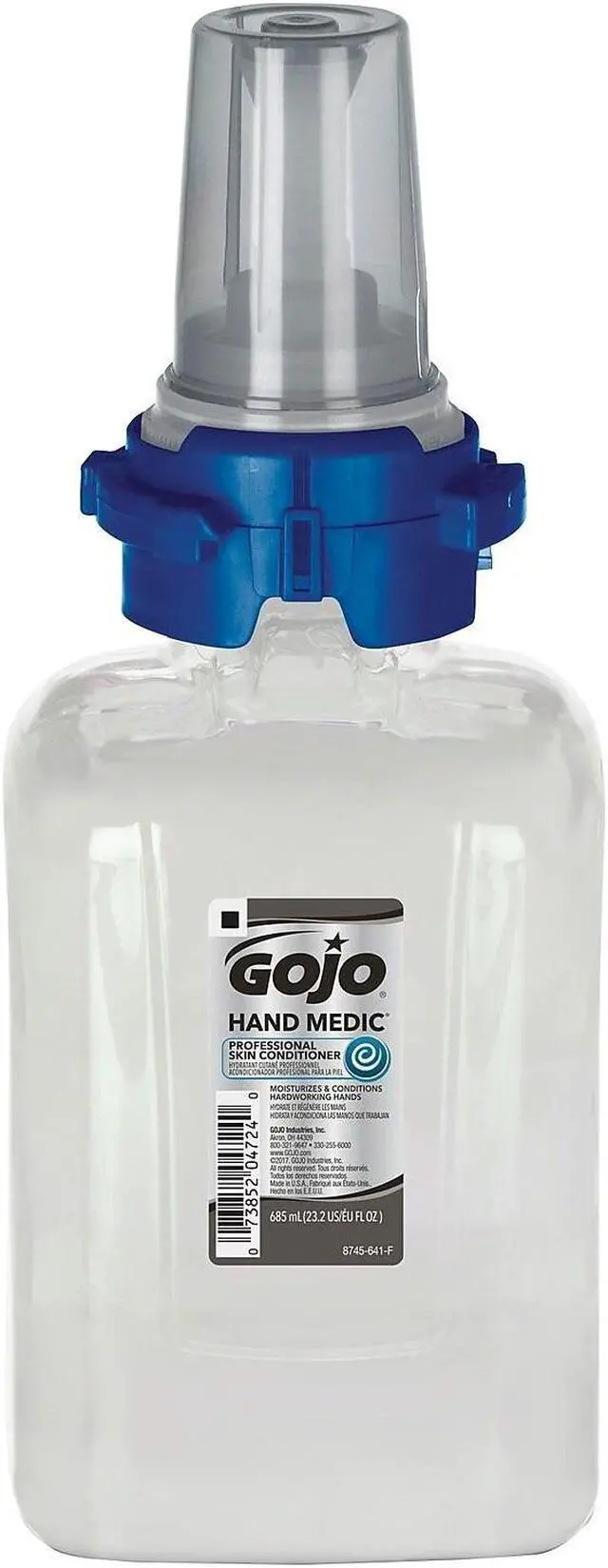 Alt view image 12 of 14 - GOJO 8745-04 Skin Conditioner, Hand Medic Series, Cartridge, 685 mL, Liquid,