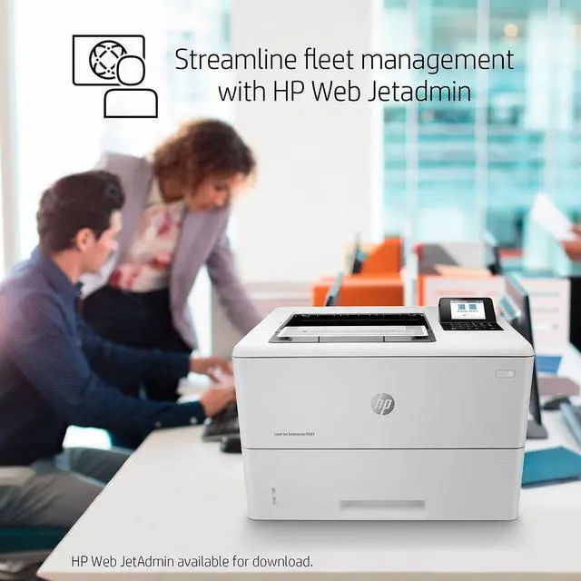 Alt view image 8 of 9 - HP LaserJet Enterprise M507n Print Speed Black (ISO, letter): Up to 45 ppm Monochrome Ethernet (RJ-45) / USB Laser Printer