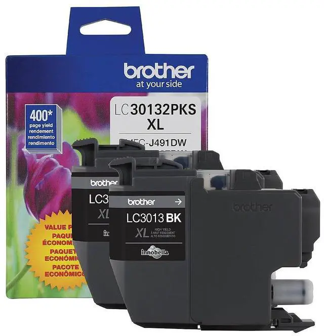 Alt view image 16 of 20 - Brother LC30132PKS High YIeld Ink Cartridge - Dual Pack - Black