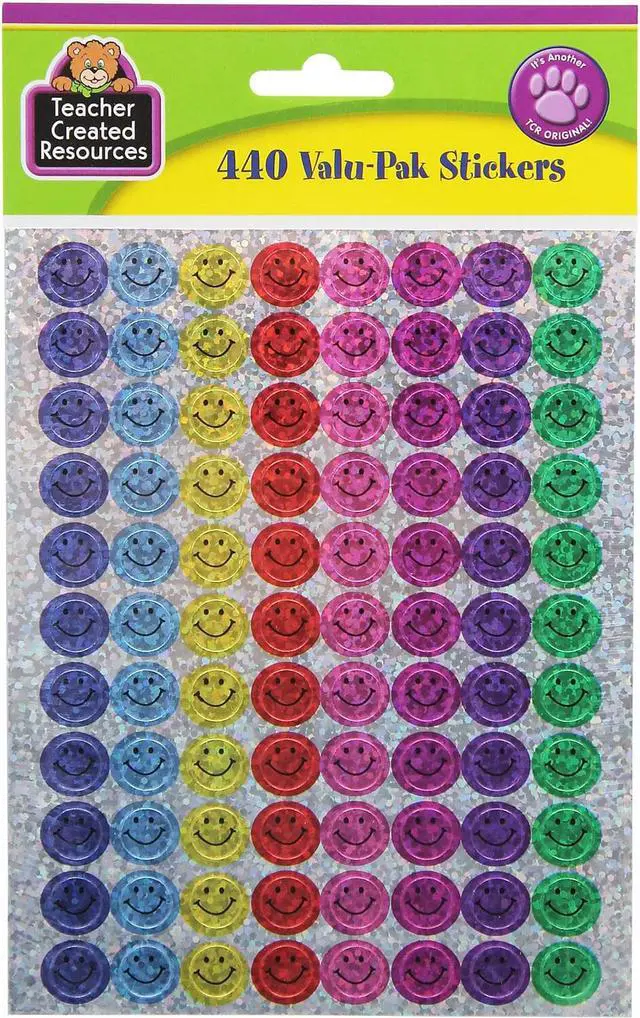Alt view image 3 of 5 - TEACHER CREATED RESOURCES (6 PK) MINI HAPPY FACES SPARKLE