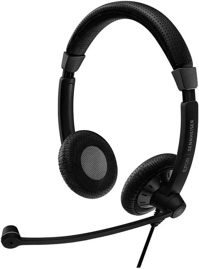 Alt view image 15 of 19 - EPOS SC 75 USB MS (1000635) - Double-Sided Business Headset | For Skype for Business, with Mobile Phone, Tablet, Softphone, and PC | HD Sound & Noise-Cancelling Microphone (Black)