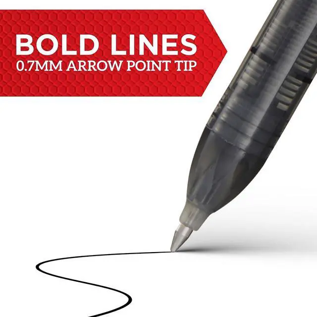 Alt view image 3 of 6 - Sharpie Roller Roller Ball Stick Pen Medium 0.7 mm 2101306