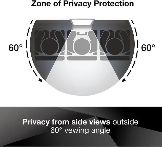 Alt view image 19 of 20 - 3M Blackout Frameless Privacy Filter for 22" Widescreen LCD Monitor 16:10