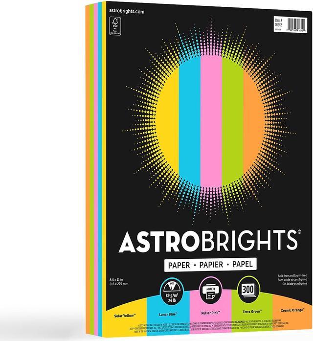 Astrobrights Color Paper 8.5 x 11 24 lb/89 91642 