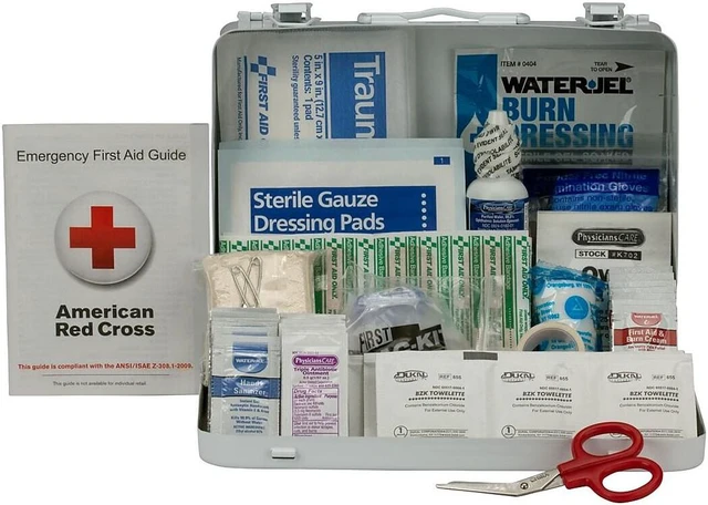 Alt view image 9 of 12 - First Aid Only ANSI Class A 25 Person Bulk First Aid Kit for 25 People 89 Pieces 90560