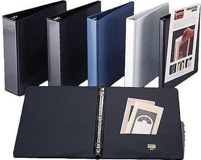 Alt view image 10 of 10 - Business Source View Binder Round Ring 3" Cap Letter-size White 19751