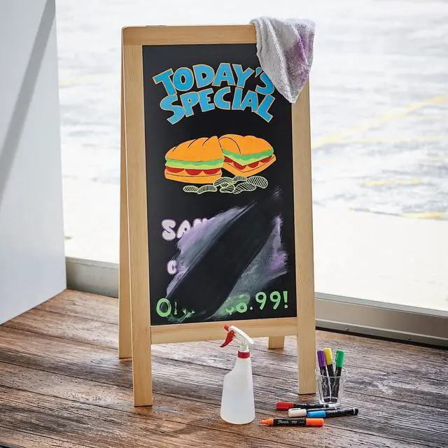 Alt view image 6 of 8 - Wet-Erase Chalk Marker, Medium Bullet Tip, Assorted, 5/Pack 2103011