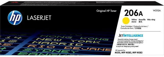 Alt view image 10 of 20 - HP 206A W2112A Original LaserJet Toner Yellow