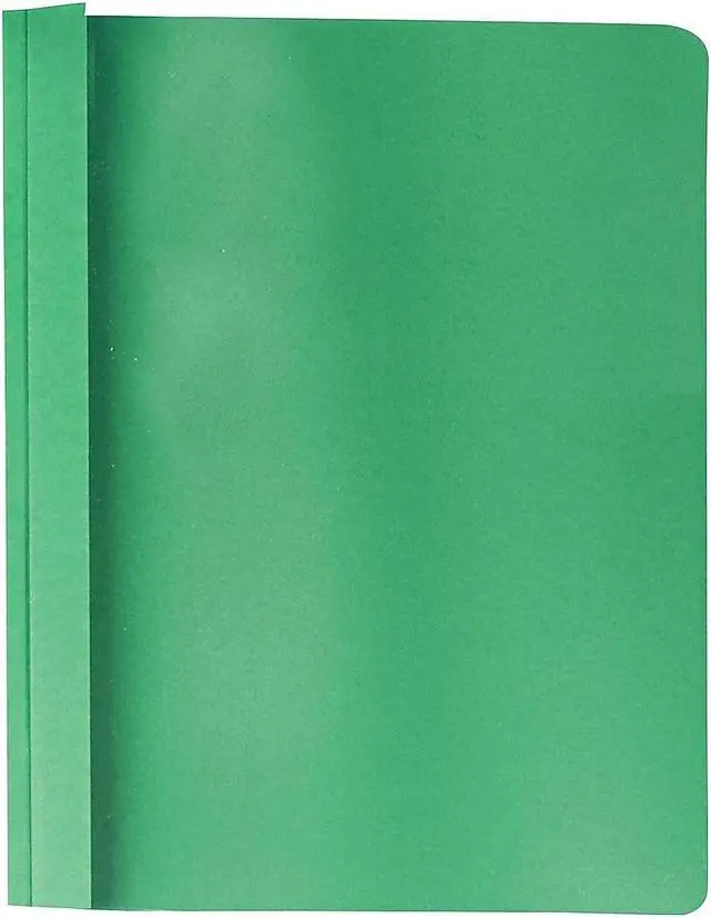 Alt view image 5 of 9 - Oxford 55856 Clear Front Report Cover, Tang Clip, Letter, 1/2" Capacity, Green, 25/Box