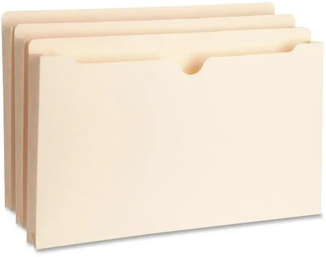 Main image of Business Source File Pocket Straight Tab 1" Exp. 200 Cap. Legal 50/BX MLA 65801