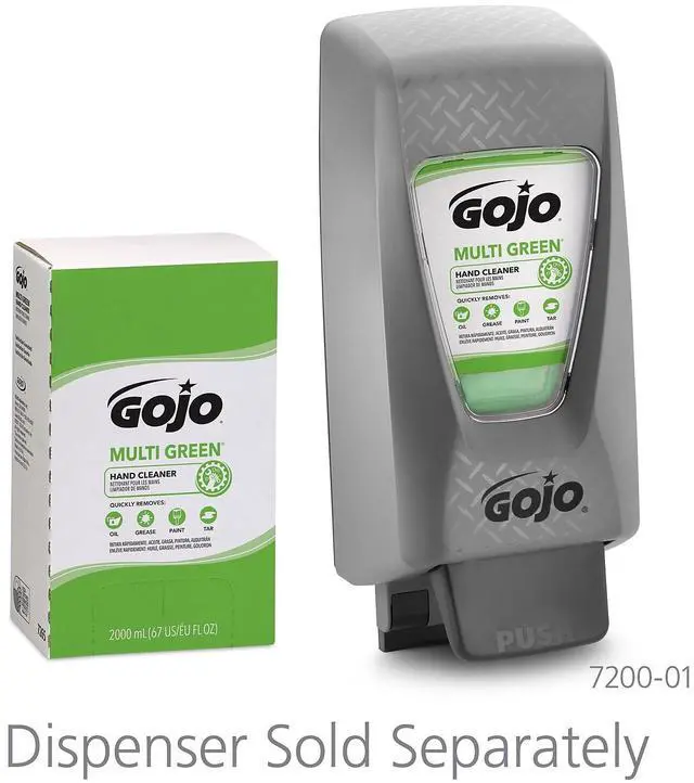 Alt view image 20 of 20 - Gojo MULTI GREEN Hand Cleaner Refill 2000mL Citrus Scent Green 1/Carton 7265