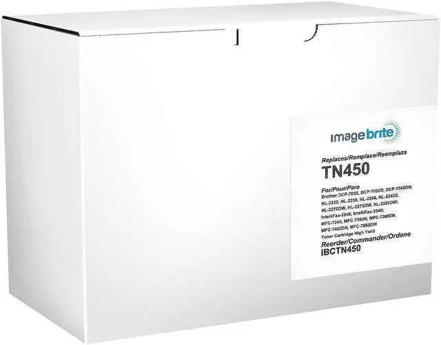 Main image of Image Brite TN450 Black Compatible Laser Toner Cartridge High Yield 24214173