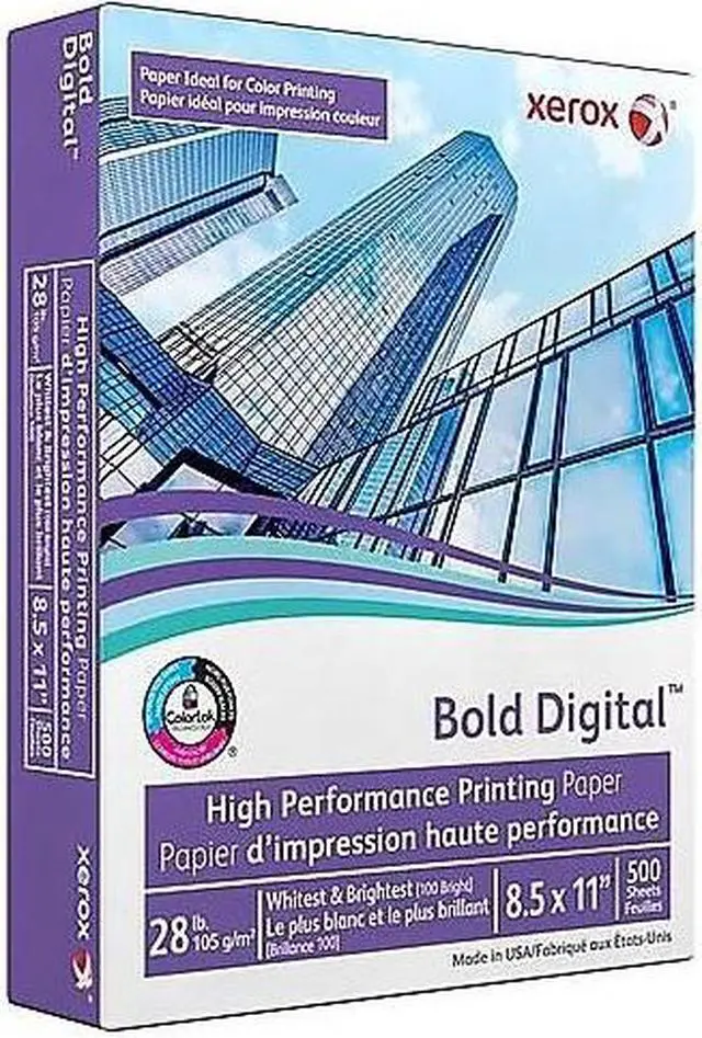 Alt view image 13 of 18 - Xerox Bold Digital Printing Paper 8 1/2 x 11 White 500 Sheets/RM 3R11760