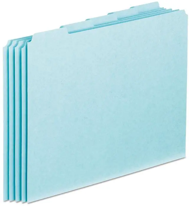 Alt view image 5 of 7 - Tops Pendaflex PN205 Top Tab File Guides  Blank  1/5 Tab  25 Point Pressboard  Letter  50 per Box