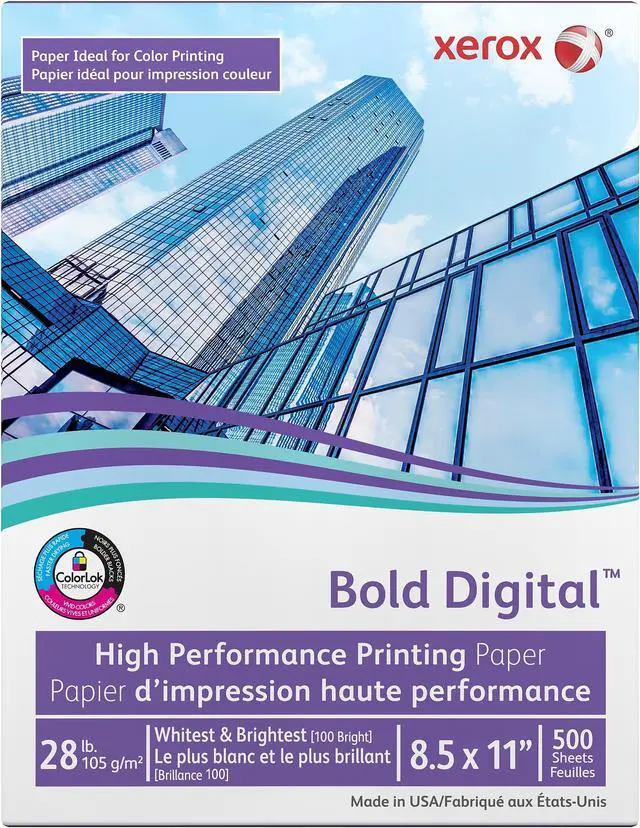 Alt view image 15 of 18 - Xerox Bold Digital Printing Paper 8 1/2 x 11 White 500 Sheets/RM 3R11760