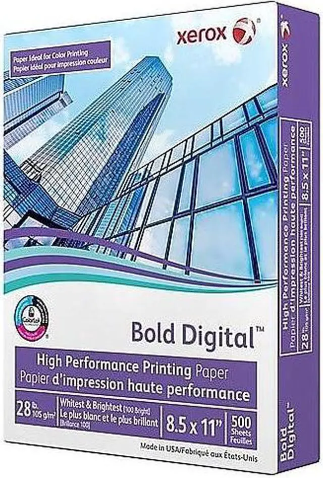 Alt view image 14 of 18 - Xerox Bold Digital Printing Paper 8 1/2 x 11 White 500 Sheets/RM 3R11760