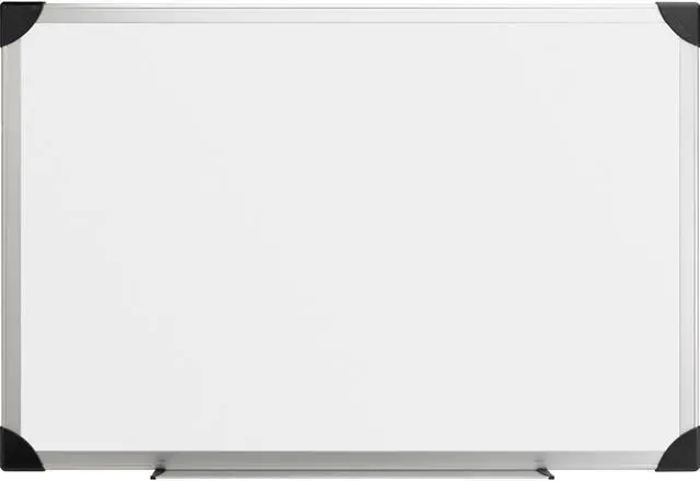 Alt view image 18 of 18 - Lorell Dry-Erase Board 4'x3' Aluminum Frame/White 55652