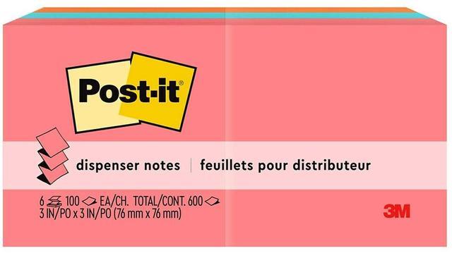 Alt view image 14 of 19 - Post-it Original Pop-up Refill 3 x 3 Assorted Cape Town Colors 100-Sheet 6/Pack R330AN