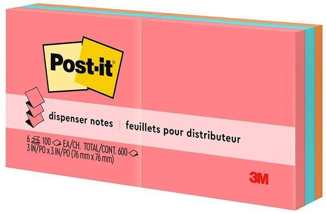 Alt view image 15 of 19 - Post-it Original Pop-up Refill 3 x 3 Assorted Cape Town Colors 100-Sheet 6/Pack R330AN