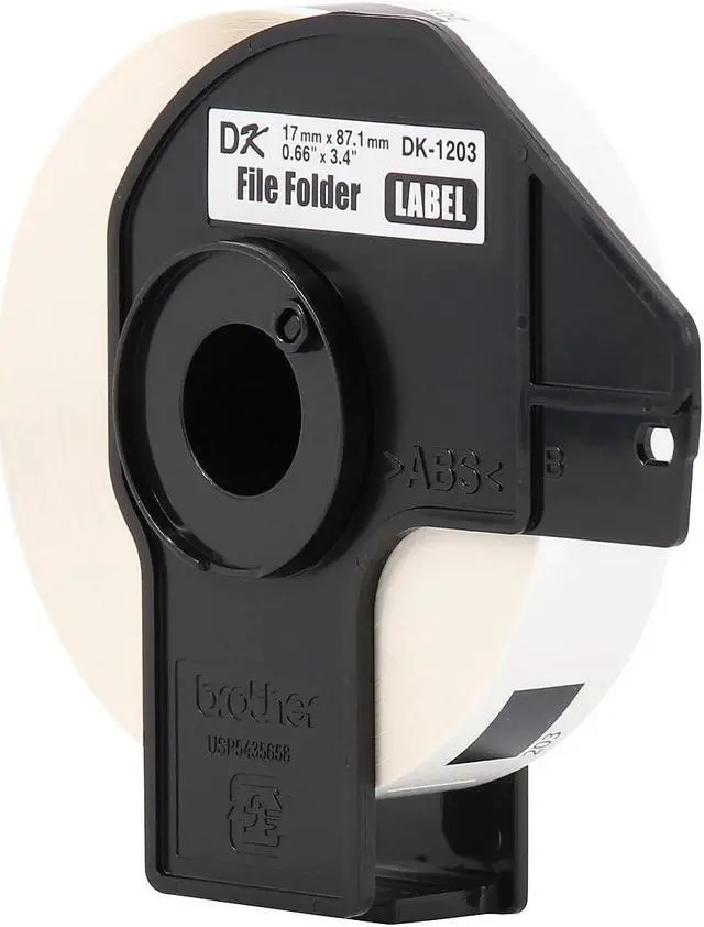 Alt view image 16 of 18 - Die-Cut File Folder Labels 0.66 x 3.4 White 300/Roll 3 Rolls/Pack DK12033PK